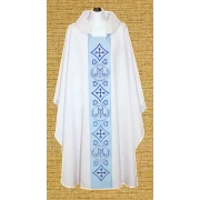 Ornat haftowany Maryjny biały Ornat haftowany Maryjny biały